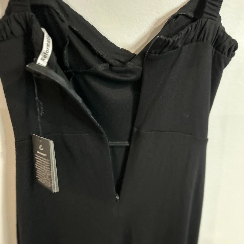 Reformation Square Neckline Midi Length Dress w/ Tags Size: M - Picture 6 of 8